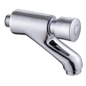 High Quality Guaranteed Self-Closing Time Delay Brass Wall-Mounted Faucet Water Saver Bibcocks for Washroom & Outdoor Use