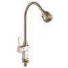Factory Supplier Single Cold Kitchen Faucet Contemporary Zinc Gourmet Water Tap with Deck Mounted Extension Kitchen Sink Taps