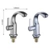 Contemporary Single-Handle Brass Zinc  Basin Faucet with Plastic Cold Water Meter Modern Home Hand Wash Faucet for Bedroom