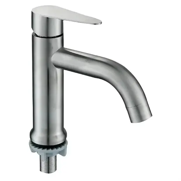 Moderno rubinetto termostatico monoforo a una maniglia Rubinetto del lavabo del bagno con rubinetto per il lavabo