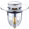 2024122108324775-300x300 Modern Strainer Anti-Clogging Bullet Core Push Type Bathroom Sink Stopper Pop Drain Plug Brown Box Faucet Accessory