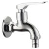 Good Price Alloy Cast Iron Bibcock Faucet Chrome Finished Wall Mounted Brass Quality Product for Water Tap Accessories