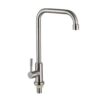 High Quality 304 Stainless Steel Single Cold Kitchen Faucet Modern taps with All-Copper Core High-Durable Sink Faucet Mixer