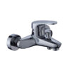 Factory Direct Sales Standard Copper Bath & Shower Faucet Cold Hot Water Bathtub Mixer with Rainfall In-Wall Zinc Body OEM Services