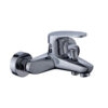 Factory Direct Sales Standard Copper Bath & Shower Faucet Cold Hot Water Bathtub Mixer with Rainfall In-Wall Zinc Body OEM Services