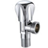 Modern Design Chrome Angle Stop Valve for Bathroom and Kitchen Faucets Brass Faucet Accessories