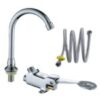 High Quality Brass Foot Pedal Faucet Slow Water Open Tap Valves for Bathroom Hospitals Factories Pedaled Accessory