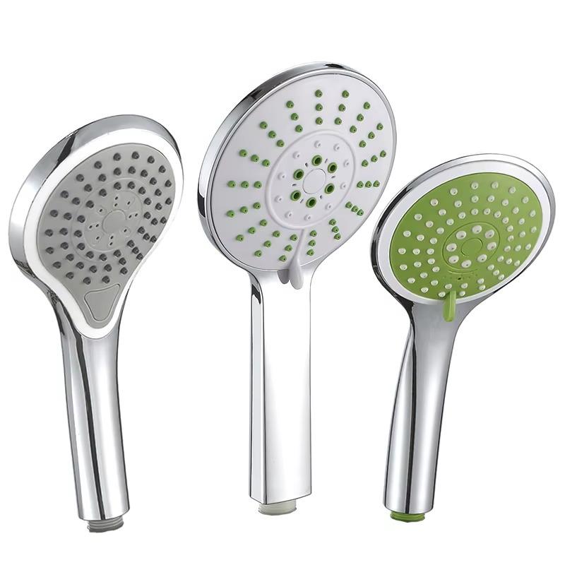 2025010205474326 Robinet de lavabo moderne Cupc populaire en plastique ABS chromé Douchette à main à 3 fonctions avec pommeau de douche à 5 jets pour salles de bains