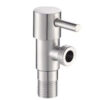 Modern 304 Stainless Steel 90 Degree Angle Valve Water Faucet for Bathroom Outdoor Apartment Hotel Wash Basin
