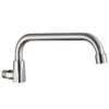 Factory Direct Sales Single Lever 304 Stainless Steel Wall Mounted Kitchen Faucet Single Cold Water Rotatable Tap