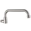 Factory Direct Sales Single Lever 304 Stainless Steel Wall Mounted Kitchen Faucet Single Cold Water Rotatable Tap