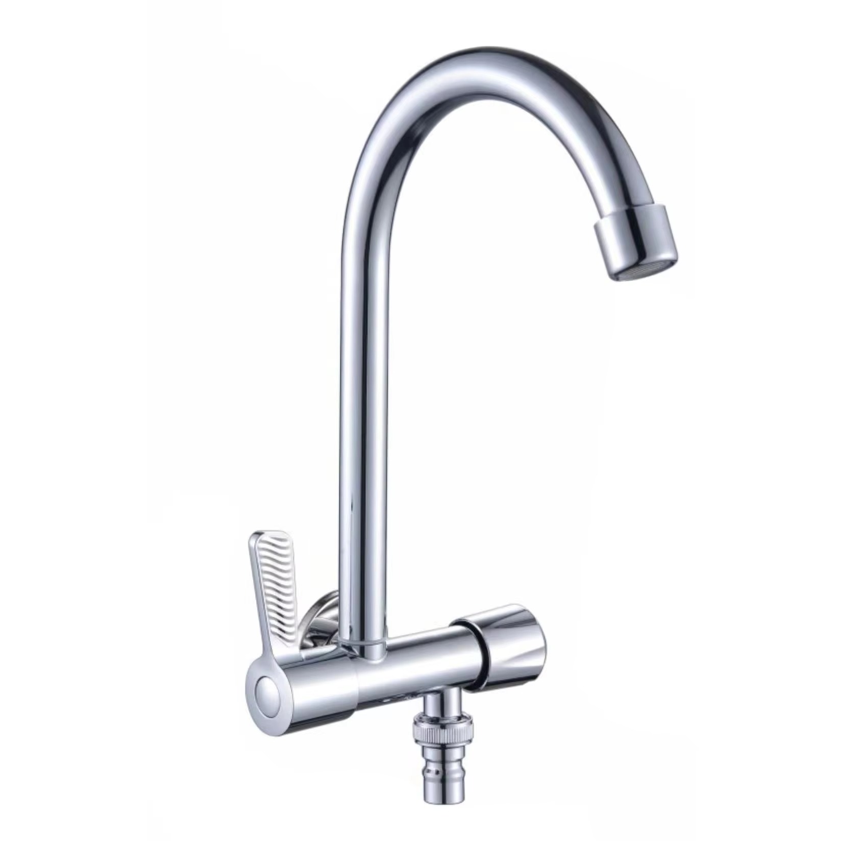 Factory Direct Sale Wall-Mounted Single Cold Kitchen Faucet Premium Modern  Tap Kitchen Faucet