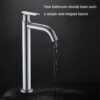 Classic Single-Handle Faucet Cold Water Feature for Kitchen Bathroom Home Outdoor School Use Table Top Wash Basin Tap for Bedroom