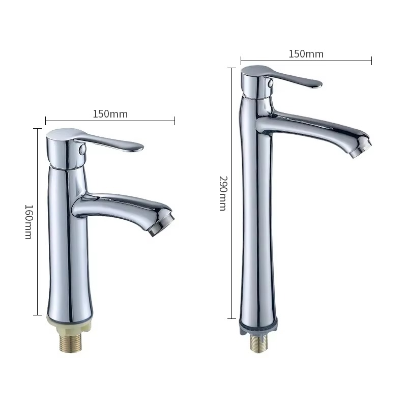 主图_2 Современный одноручный кран для раковины с холодной водой из цинкового сплава Термостатический сантехнический кран для дачи из керамики