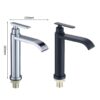 Modern Single-Hole Bathroom Basin Tap 304 Stainless Steel Water Faucet Stylish Brass Mixer for Home or Villa Use