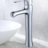 Contemporary Single-Handle Basin Faucet Cold Water Zinc Alloy Tap Thermostatic Sanitary Ware Bathware for Villas Made Ceramic