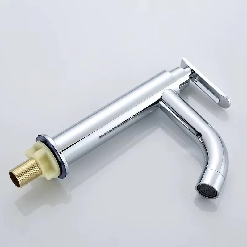 主图_4 Rubinetto classico a una maniglia con funzione di acqua fredda per la cucina, il bagno, la casa e l'uso scolastico all'aperto Rubinetto per lavabo da tavolo per la camera da letto