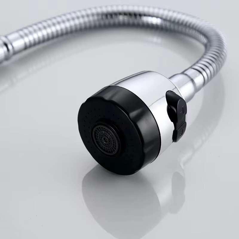 主主_4 حنفية مطبخ معاصرة اقتصادية بمقبض واحد مطلي بالكروم والزنك صنبور ماء بارد مثبت على سطح المطبخ صنبور ماء بارد بتصميم المصنع