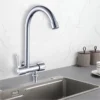 主图_4 Фабрика прямых продаж настенный одиночный холодный кухонный смеситель премиум современный кран кухонный смеситель