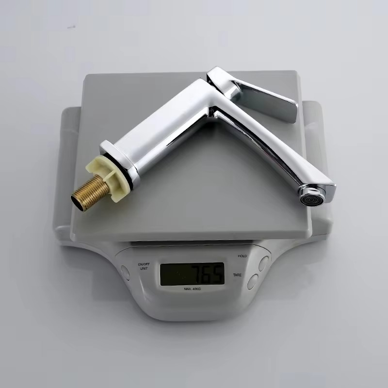 主图_5 Современная роскошь одно отверстие ванная комната кран хром сплав цинка один холодный бассейн кран с дозированной особенность одна ручка