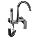 主图_5-150x150 Factory Direct Sale Luxury Modern Brass Wall-Mounted Kitchen Faucet Single Cold Waterfall Tap with Flexible Shower for Sink Use