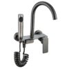 Good Price Wall-Mounted Copper Kitchen Faucet Mechanically Arm Rotating Gun Grey Splash-Proof Mechanism for Kitchen Balcony