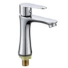 Chrome Zinc Alloy Basin Mixer Faucet Taps Thermostatic Contemporary Design for School Hospital Washbasin Use