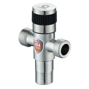 SUS 304 Stainless Steel 1-Inch Angle Valve Modern Design Durable 2-Out Faucet Accessories for Kitchen and Bathroom Toilet