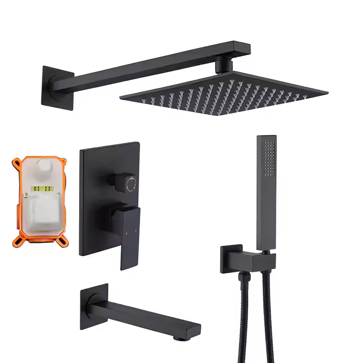 Роскошный двухфункциональный латунный душевой комплект водопад и дождь струйный массаж мягкий спрей скрытая установка потолочный кран для ванной комнаты
