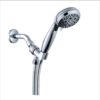 image Douchette à main moderne à haute pression avec 6 fonctions et jet doux Salle de bain multifonctionnelle