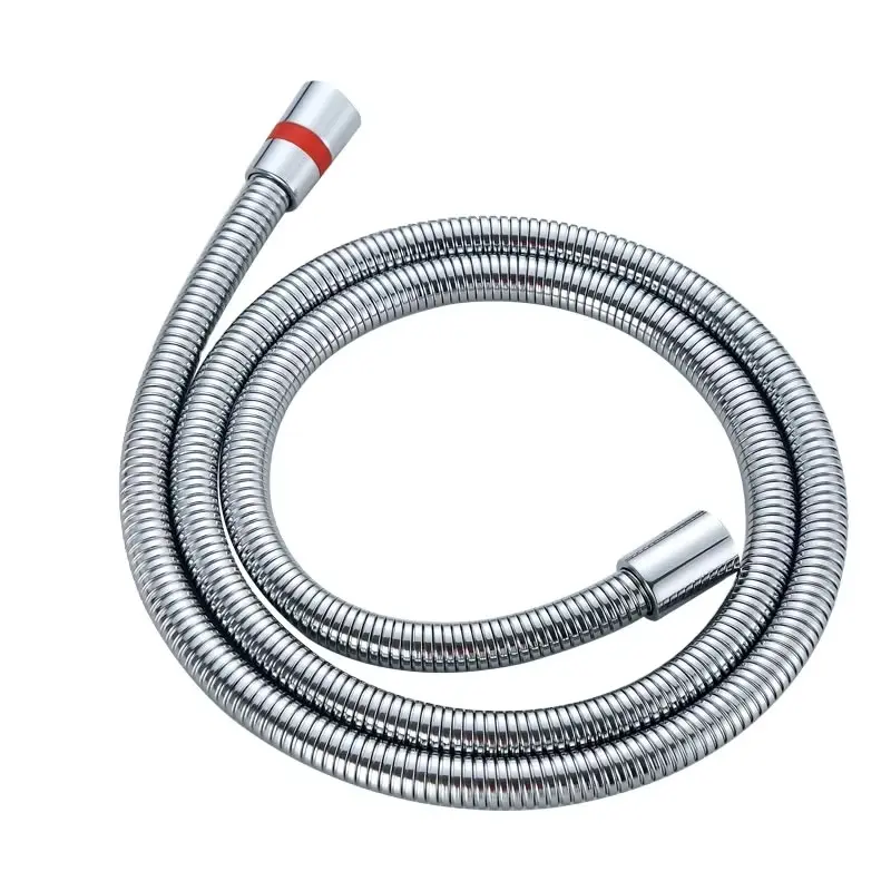 Good Suality 304 Stainless Steel Shower Hose Extra Long Chrome Handheld Shower Head Hose with Brass Insert and Nut for Bathroom