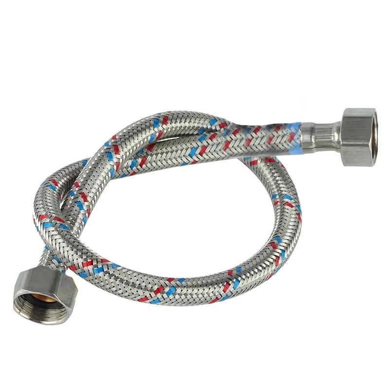 Good quality EPDM inner tube 304 stainless steel hose basin washbasin hot and cold water fitting water hose