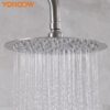 Cost-Effective 201 Stainless Steel Rainshower Showerhead High Pressure Adjustable Chrome Bathroom Faucet Rainfall