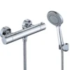 主图_1 Mélangeur Thermostatique de Douche Chromé de Qualité Supérieure Mélangeur Thermostatique de Douche Moderne Céramique Laiton Poli Jets de Corps pour Salle de Bain Douche Robinetterie Douche