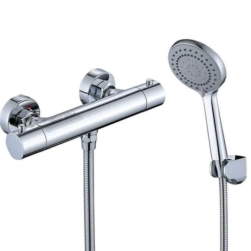 主图_1 Mélangeur Thermostatique de Douche Chromé de Qualité Supérieure Mélangeur Thermostatique de Douche Moderne Céramique Laiton Poli Jets de Corps pour Salle de Bain Douche Robinetterie Douche