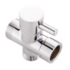 New design brass angle valve faucet lavatory Water Cross Shower Faucet diverter Brass water separator