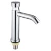 Factory direct sales cheap deck mounted brass chrome time delay faucet push button tap public delay faucet