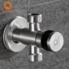 主图_2 SUS 304 Stainless Steel 1-Inch Angle Valve Modern Design Durable 2-Out Faucet Accessories for Kitchen and Bathroom Toilet