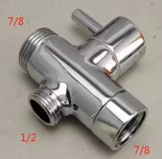 主图_2 Новый дизайн латунный угловой клапан кран туалет вода крест душ кран дивертор латунь водоотделитель