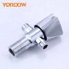 Hot Selling Zinc Two-Way Angle Valve for Kitchen and Bathroom Use in Apartments and Hotels
