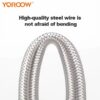 High quality EPDM inner tube shower hose 304 stainless steel hose flexible handheld shower head hose for bathroom