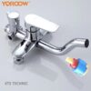 主图_3 Luxury Contemporary Copper Shower Faucet Set ABS Single Handle In-Wall Rainfall Bathroom Bidet Brass Zinc Material for Shower