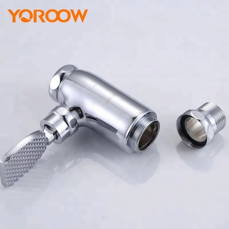 主图_3 Ukraine Low Price Brass Body Manual Pallet Flush Valve Foot Stepping Toilet Tank Fitting with Comfortable Pedal Design