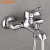 Custom Designed All-Copper Standard Shower Faucet Hot Cold Mixing Valve with Hidden Triple Shower Set for Bath & Shower