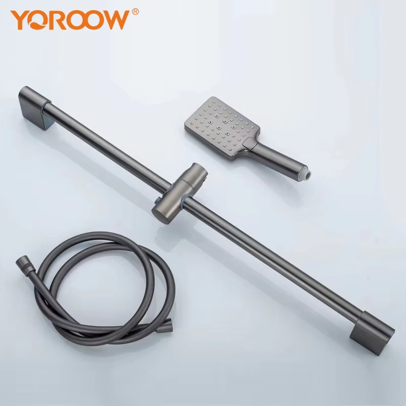 主主_4 تصميم عصري 201 حامل رأس دش شلال من الفولاذ المقاوم للصدأ بتصميم عصري 201 حامل رأس دش شلال من الفولاذ المقاوم للصدأ، حامل رأس دش موفر للمياه ومربع رفع قضيب موفر للمياه لحنفيات دش الحمام