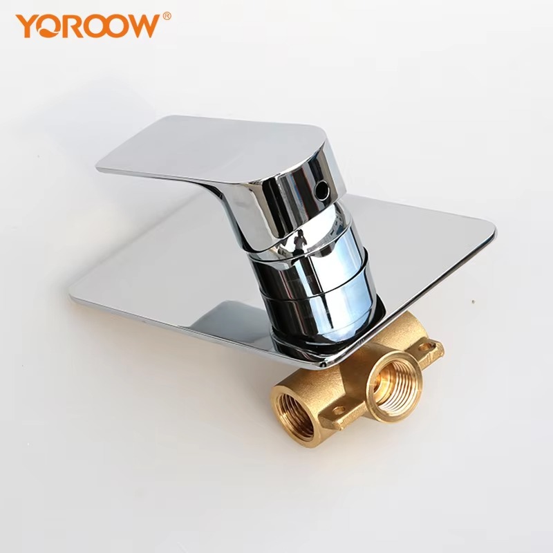 主图_4 Valvola di arresto a scomparsa di design moderno di alta qualità Valvola di miscelazione con interruttore a scomparsa interamente in rame Accessorio per rubinetto