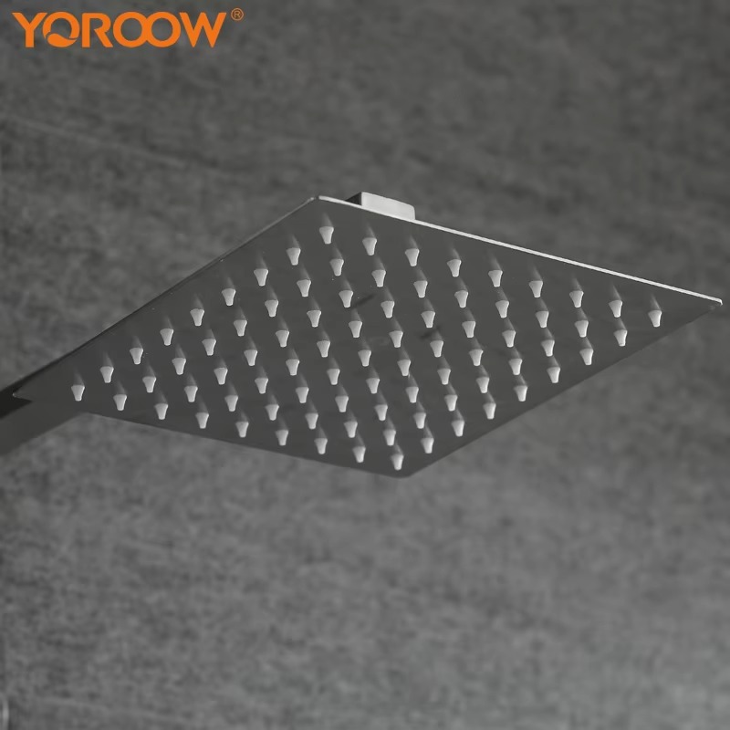 主主_5 طقم رأس دش مربع عالي الضغط من الفولاذ المقاوم للصدأ نظام برج الاستحمام من الفولاذ المقاوم للصدأ