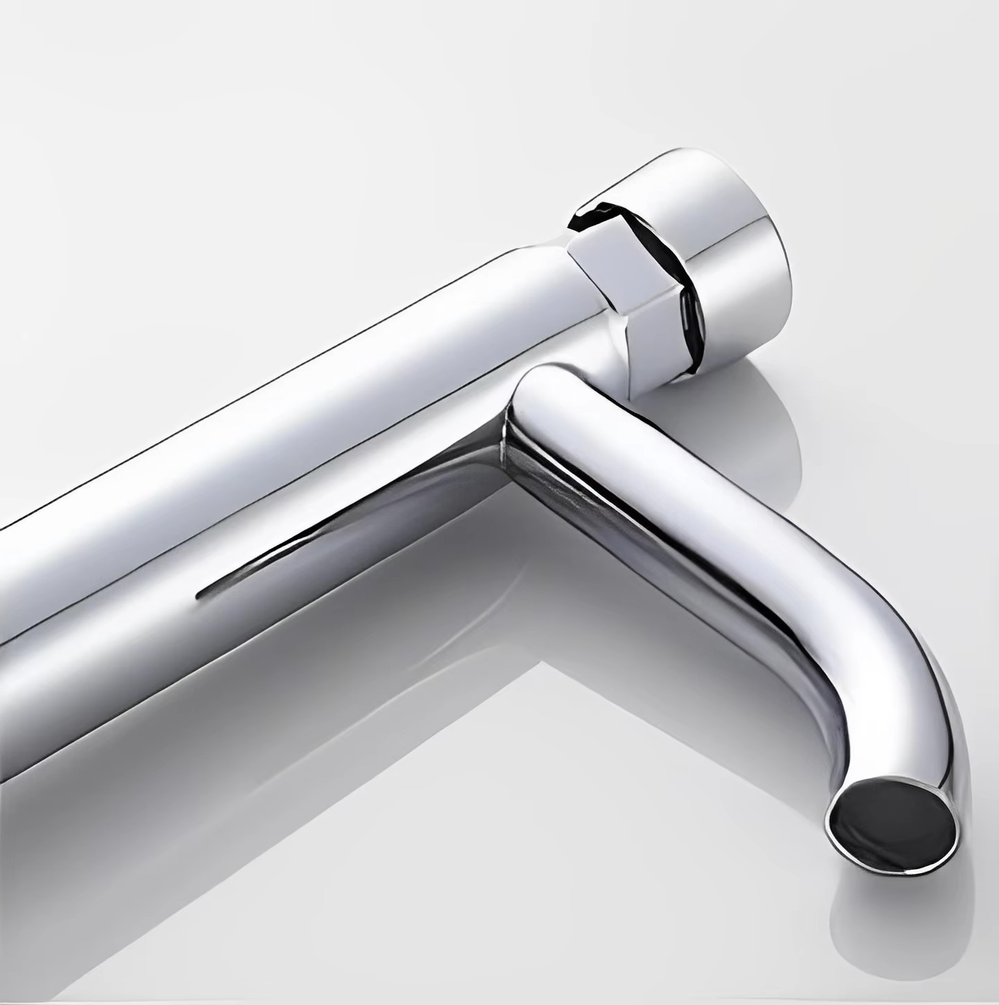 主图_5 Fabriek directe verkoop goedkope dek gemonteerde messing chroom tijdvertraging kraan druk op de knop kraan openbare vertraging kraan