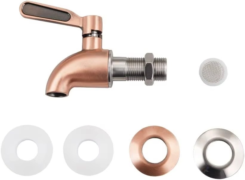 主图_5 Современный Металл Нержавеющая Сталь Пивной Кран Рычаг Полированный Хром Отделка Сок Кран Многофункциональный Пивная Бочка Кран