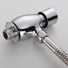 Modern Chrome Manual Push Button Urinal Toilet Flush Valve Factory Direct for Bathroom WC Manual Flush Valves